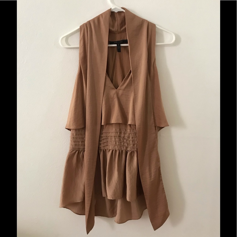 BCBG Silk dress top
